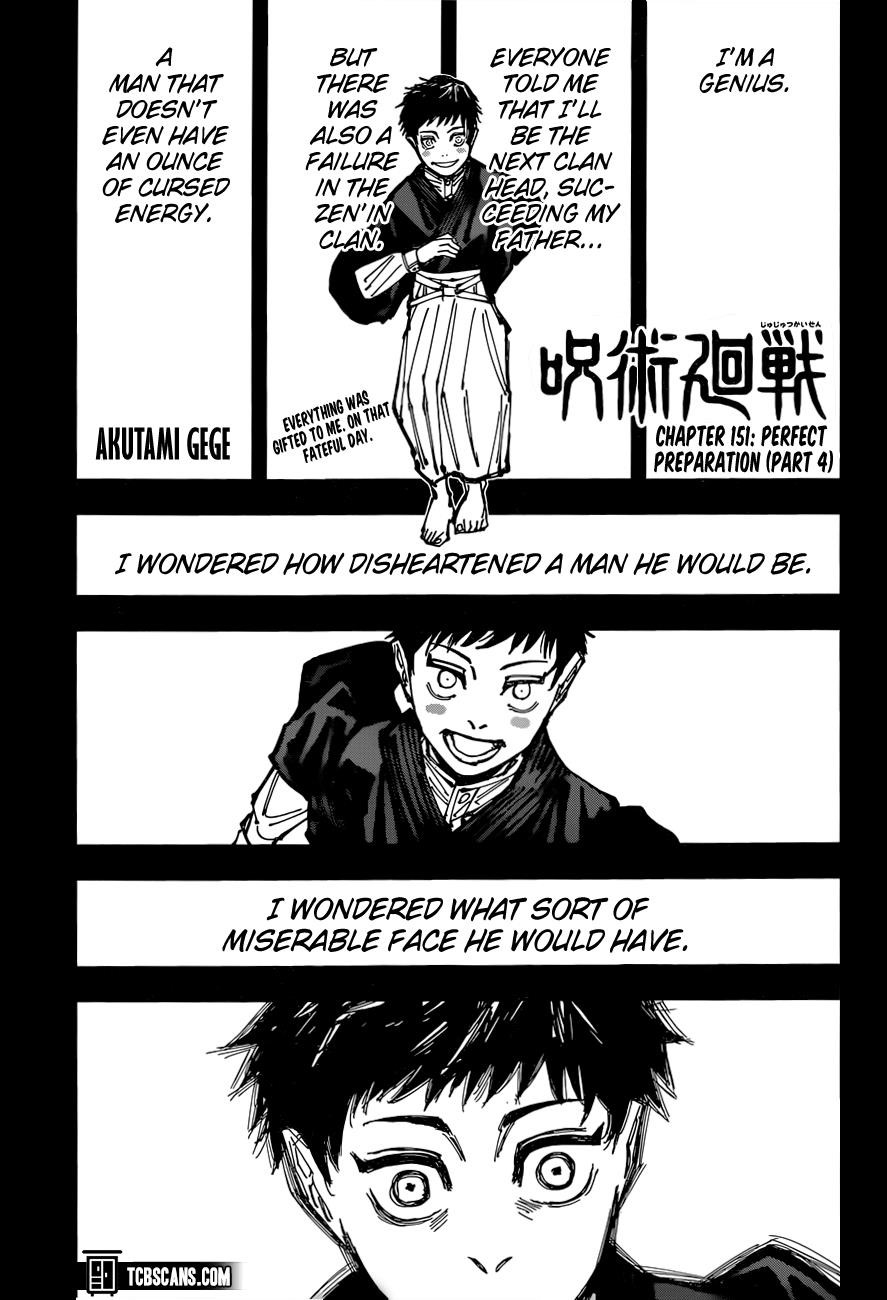 Jujutsu Kaisen Chapter 151 image 01